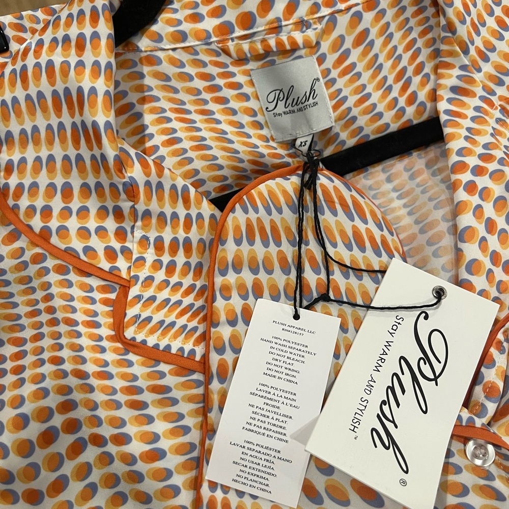 Plush Pajama 3 piece set Size XS